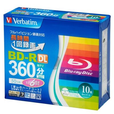 Blu-ray vierge VERBATIM BD-R Pack Jewel Case 6x50GB