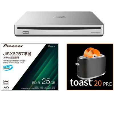 Pioneer パイオニア Win & Mac対応 USB3.1接続 5インチ外付け